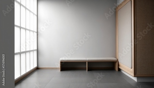 Empty room interior backgro...