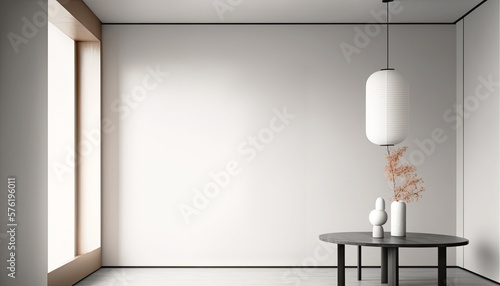 Empty room interior backgro...