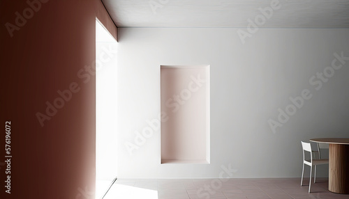 Empty room interior backgro...