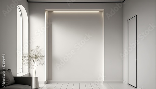Empty room interior backgro...