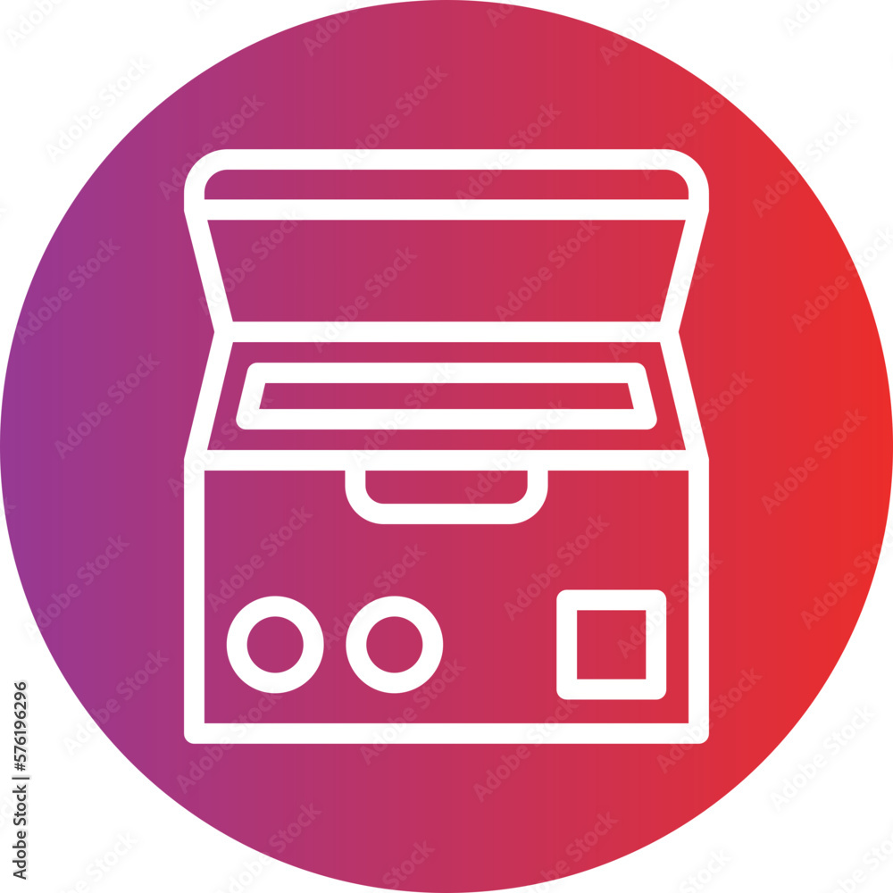 Vector Design Deep Freezer Icon Style Vector Design Deep Freezer Icon Style