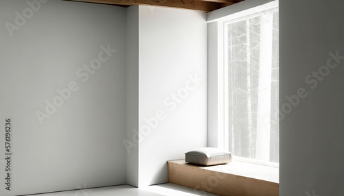 Empty room interior backgro...