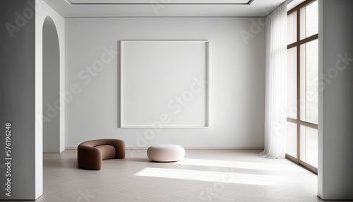 Empty room interior backgro...