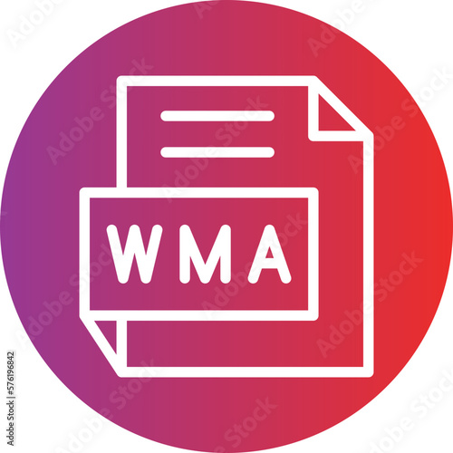 Free Download Vector Design WMA Icon Style - GFXLoad