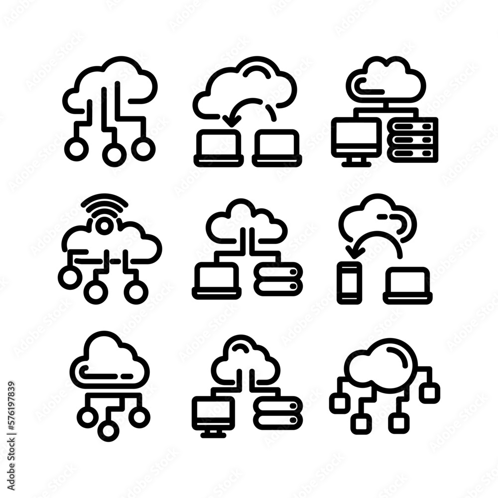 cloud network icon or logo isolated sign symbol vector illustration - high quality black style vector icons
cloud network icon or logo isolated sign symbol vector illustration - high quality black style vector icons