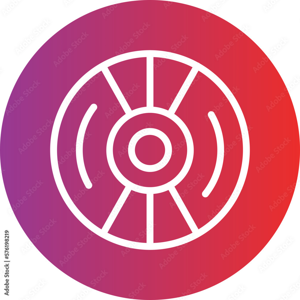 Vector Design Compact Disk Icon Style Vector Design Compact Disk Icon Style