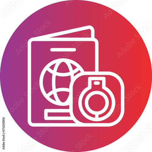 Vector Design Deported Icon Style