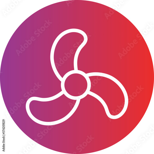 Vector Design Propeller Icon Style