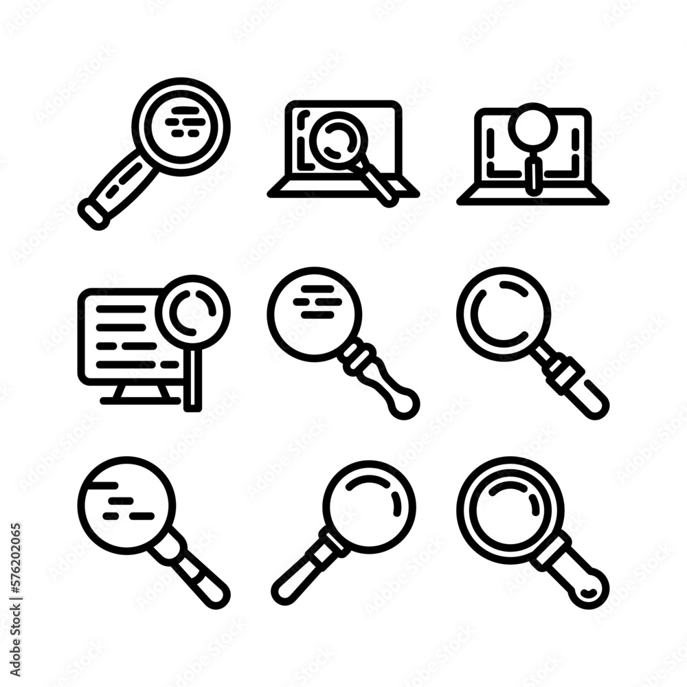 magnifying glass icon or logo isolated sign symbol vector illustration - high quality black style vector icons
magnifying glass icon or logo isolated sign symbol vector illustration - high quality black style vector icons