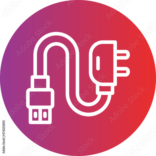 Vector Design Adapter Icon Style