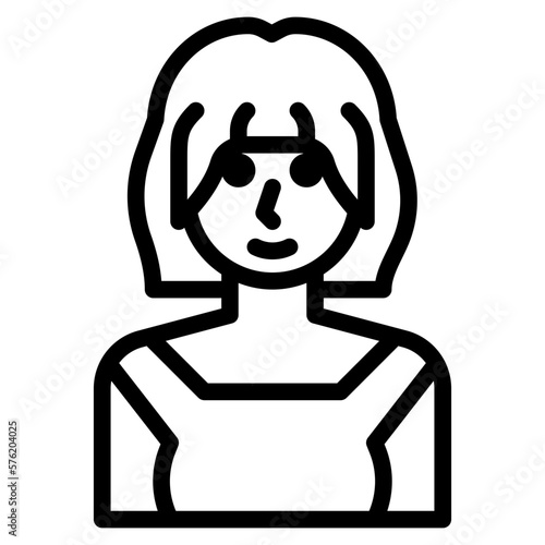 avatar line icon