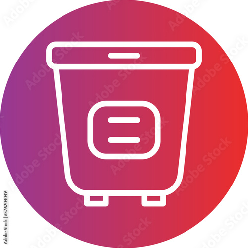 Vector Design Laundry Basket Icon Style