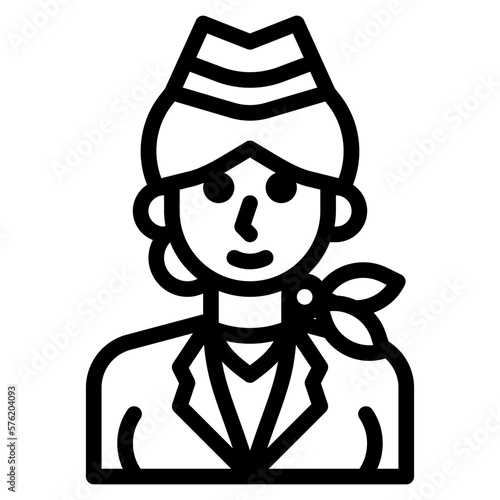 avatar line icon
