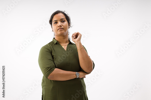 Portrait of an Indian woman