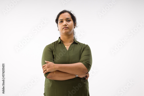Portrait of an Indian woman