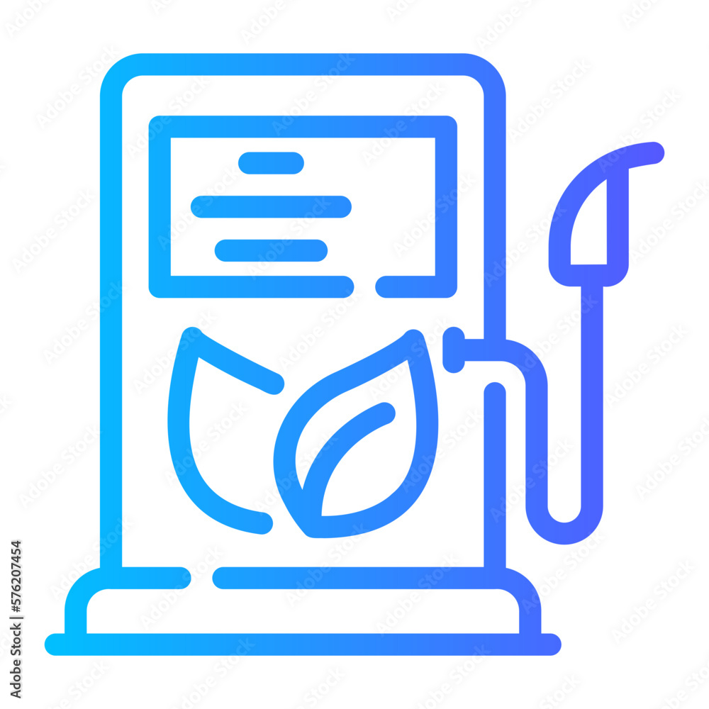 eco gradient icon eco gradient icon
