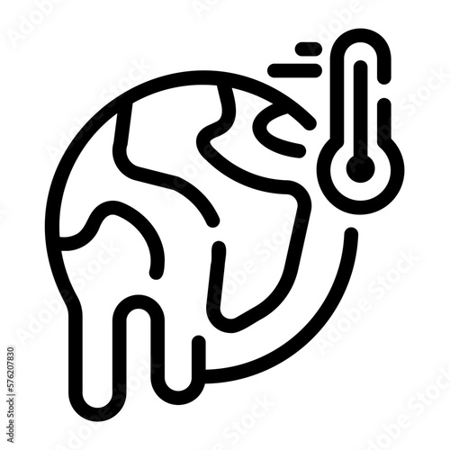climate line icon