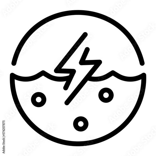 tidal line icon