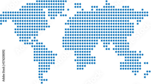 World map icon  global map icon blue vector