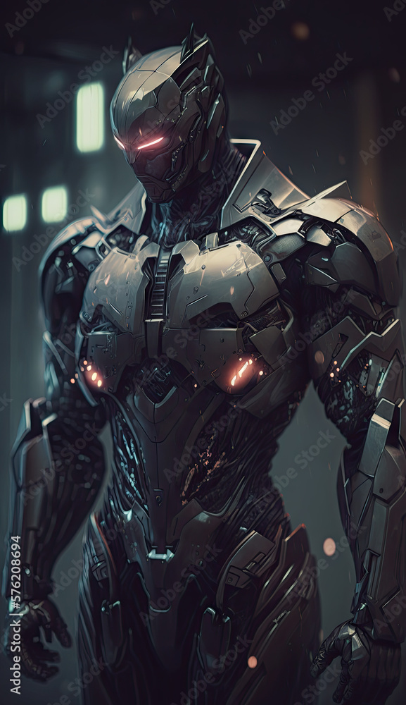 Fototapeta premium Sci Fi Warrior