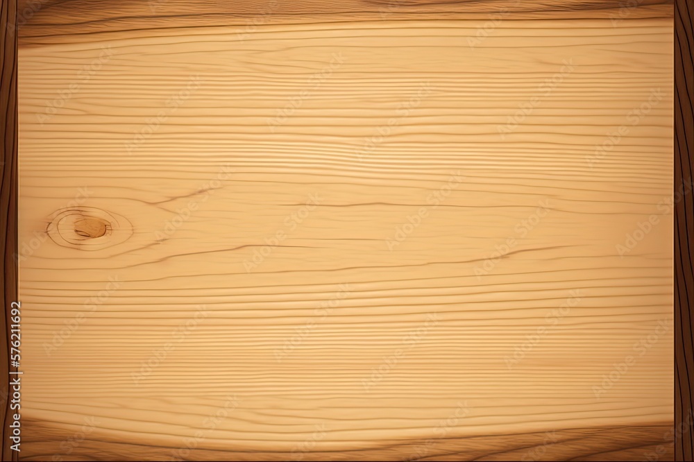 Empty wooden table top view, empty. Photo generative AI Empty wooden table top view, empty. Photo generative AI