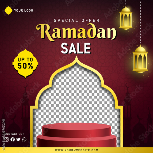 Sale Banner Template for Social Media Instagram Facebook Post