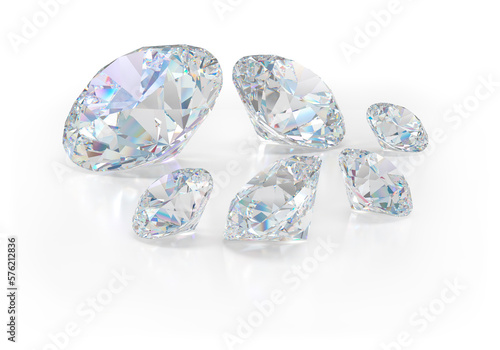 A lot of diamonds