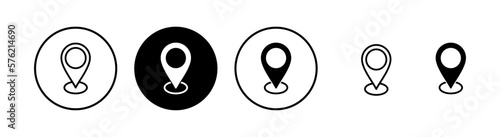 Address icon vector illustration. home location sign and symbol. pinpoint