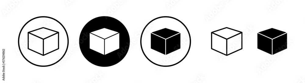 Box icon vector illustration. box sign and symbol, parcel, package Box icon vector illustration. box sign and symbol, parcel, package
