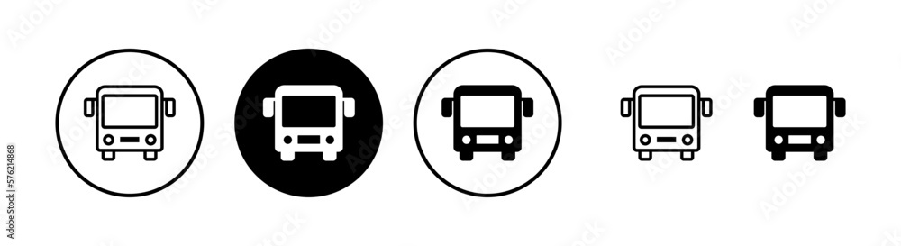 Bus icon vector illustration. bus sign and symbol. transport symbol Bus icon vector illustration. bus sign and symbol. transport symbol