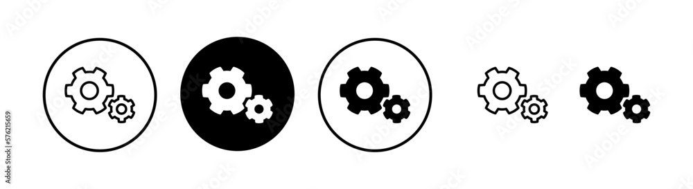 setting Icon vector illustration. Cog settings sign and symbol. Gear Sign setting Icon vector illustration. Cog settings sign and symbol. Gear Sign