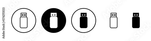 Usb icon vector illustration. Flash disk sign and symbol. flash drive sign.