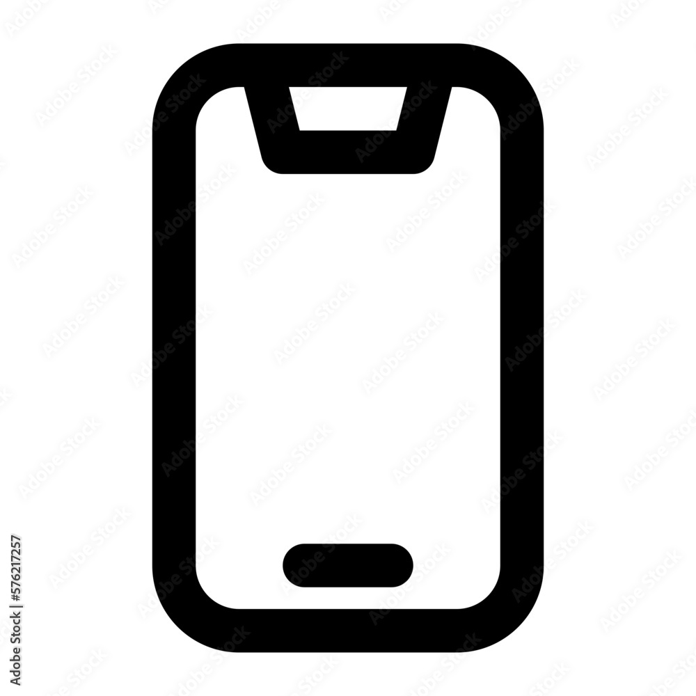 smartphone line icon