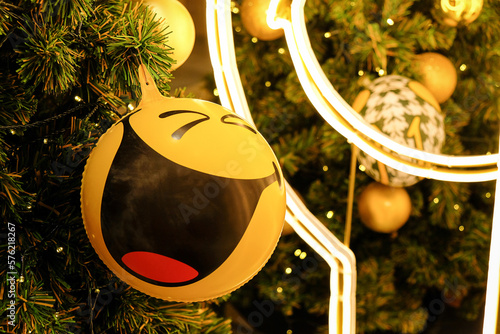 christmas decoration on the tree