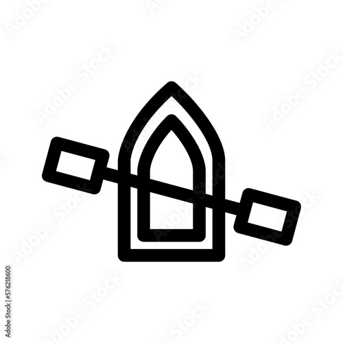 Fotótapéta boating icon or logo isolated sign symbol vector illustration - high quality bla