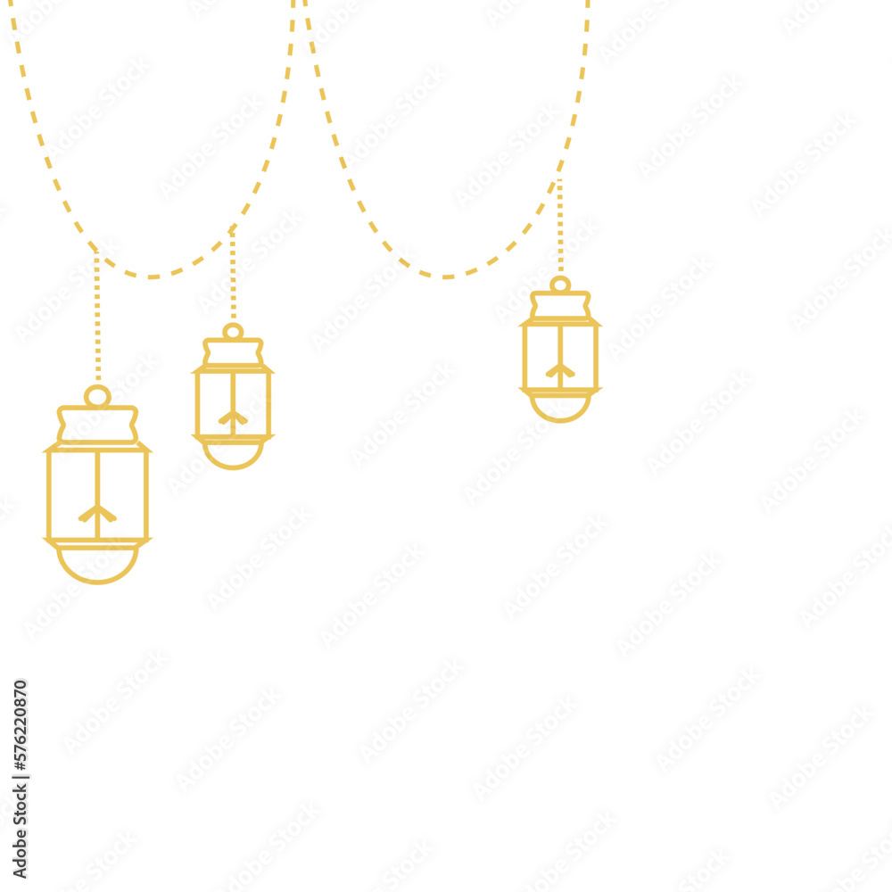 Flat Islamic Lantern Corner Flat Islamic Lantern Corner