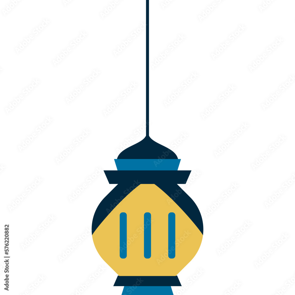 Islamic Lantern Flat Islamic Lantern Flat