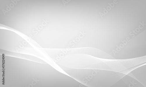 gray abstract background with waves