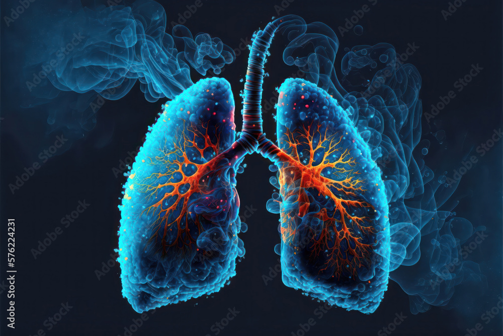 The Dangerous Effects of Smoking on Your Lungs. Generative Ai Stock ...