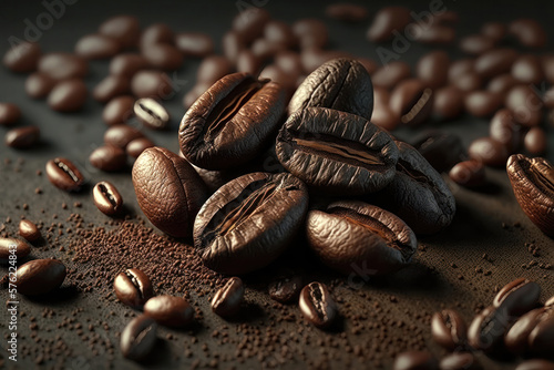 The Rich Aroma of Coffee Beans. Generative Ai