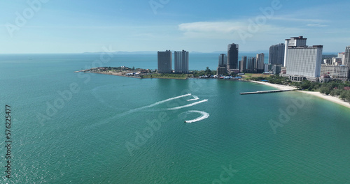 Obraz na płótnie beach view/Sihanoukville/travel/drone/sky view/city view/Cambodia/ Travel Photog