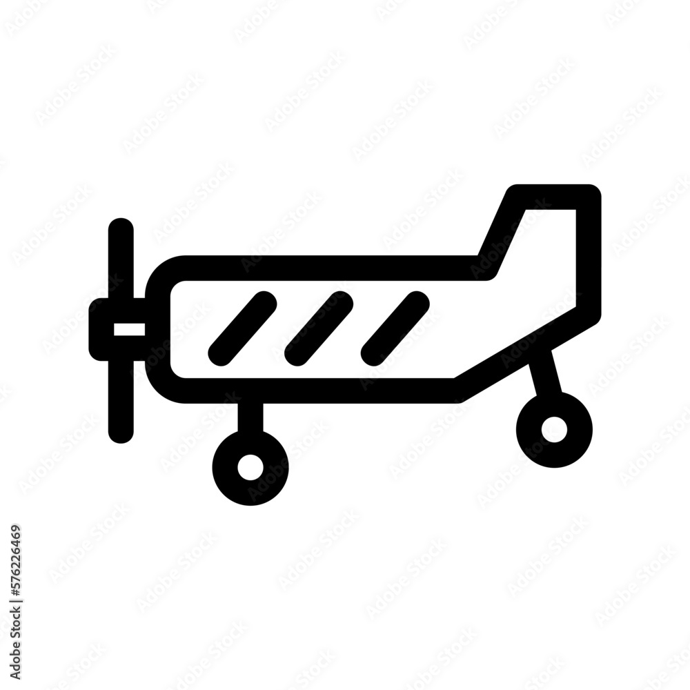 plane icon or logo isolated sign symbol vector illustration - high quality black style vector icons
