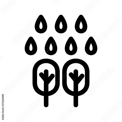 rain icon or logo isolated sign symbol vector illustration - high quality black style vector icons 