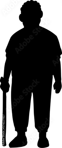 elderly illustration.