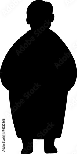 elderly illustration.