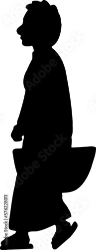elderly illustration.