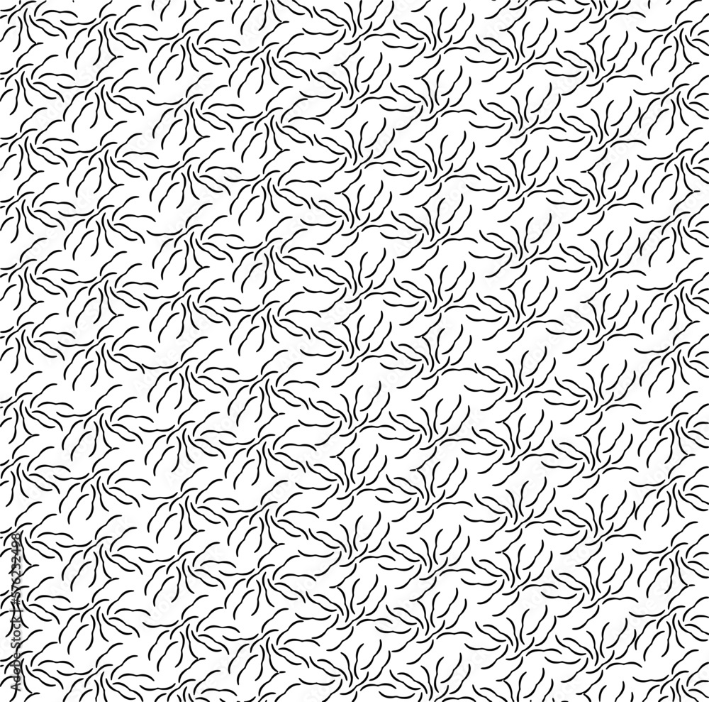 Minimal ornamental background with abstract shapes. Black and white texture. Simple abstract ornament background. Dark repeat design for decor, fabric, cloth. Minimal ornamental background with abstract shapes. Black and white texture. Simple abstract ornament background. Dark repeat design for decor, fabric, cloth.