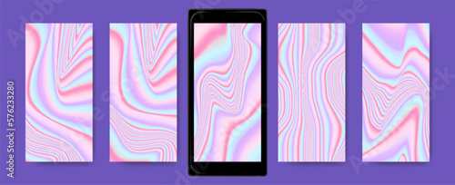 Colorful Holography Wallpap...