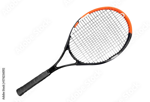Tennis racket isolated on a white background. © Aleksei