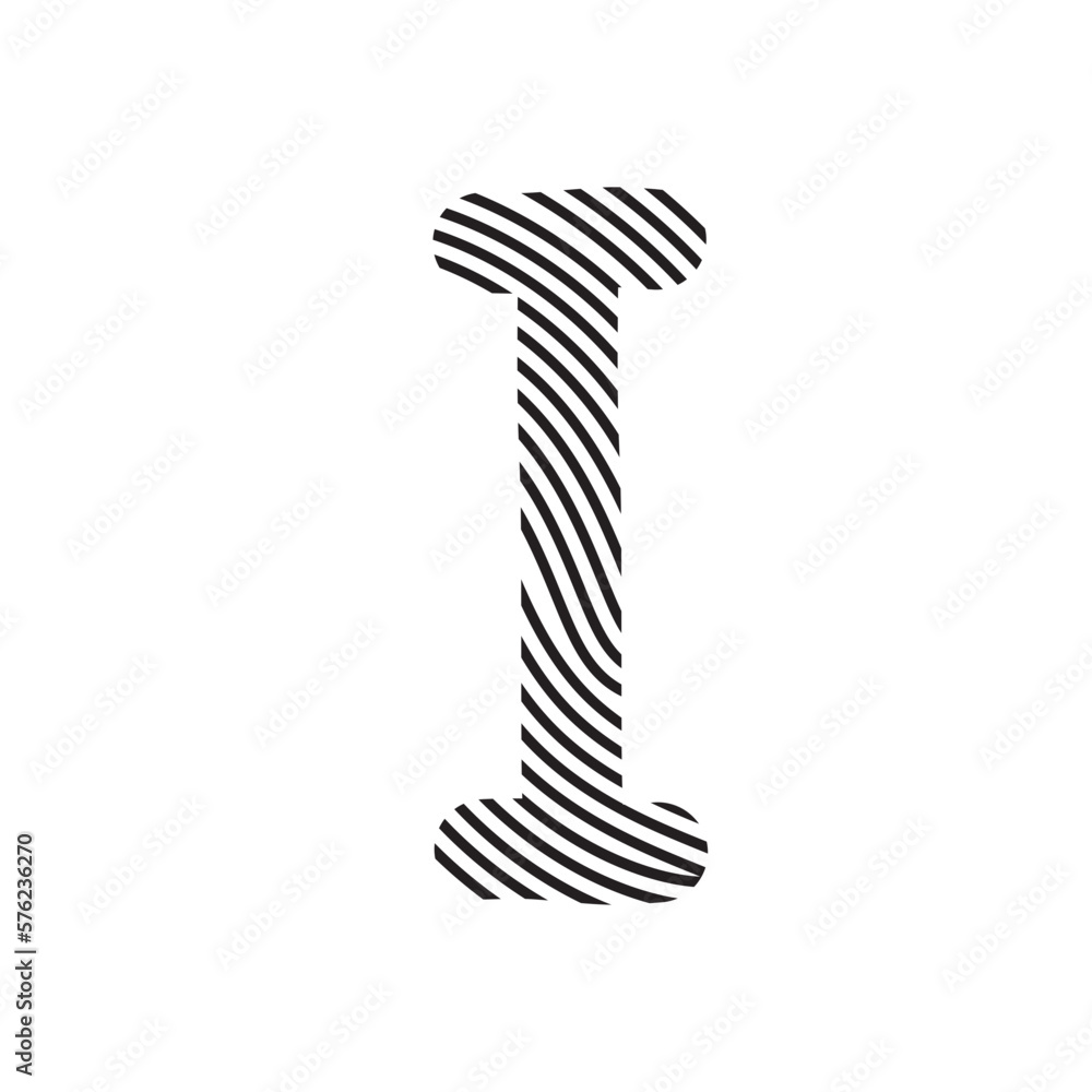 Zebra Font Aesthetic Handwritten Word Alphabet Fingerprint Line
